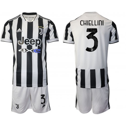 Juventus Dres Giorgio Chiellini 3 Dječji Domaći 2021/22 Kratkih Rukava Juventus Dres Giorgio Chiellini 3 Dječji Domaći 2021/22 Kratkih Rukava